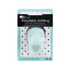 Dziurkacz Ozdobny 1.6cm [JCDZ-105-009] Serce Falbanka /DpCraft