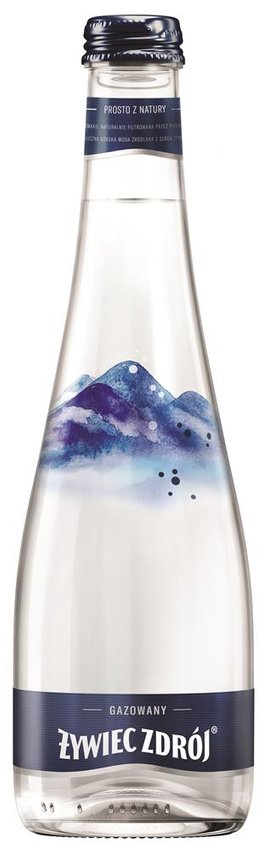 Woda Żywiec Zdrój Gazowana Butelka Szklana 03L