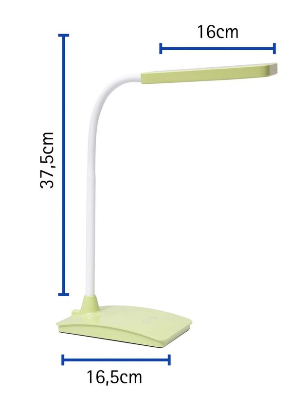 Lampa Biurkowa Led Maulpearly, Możliwość Regulacji Światła Limonkowa
