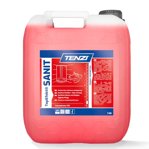 Tenzi płyn TopEfekt Sanit do łazienek i sanitariatów 10L