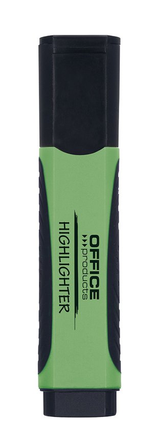 Zakreślacz OFFICE PRODUCTS z gumowym uchwytem 2-5mm zielony