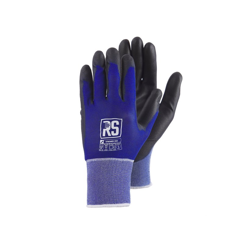 Rękawice Dziane RS Stromer Esd Rozm. 11 Granatowe  /RS-Schutz