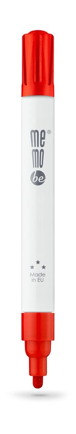 Marker Olejowy Mm301 Memobe, Końcówka Okrągła 2-4 Mm Czerwony