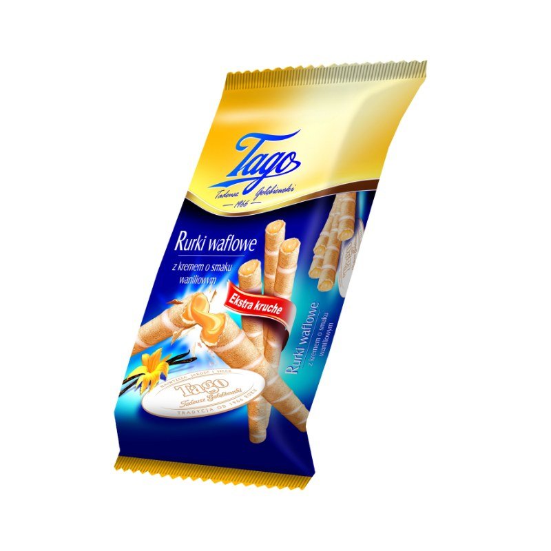Rurka Waflowa Z Kremem Waniliowym Tago 150g