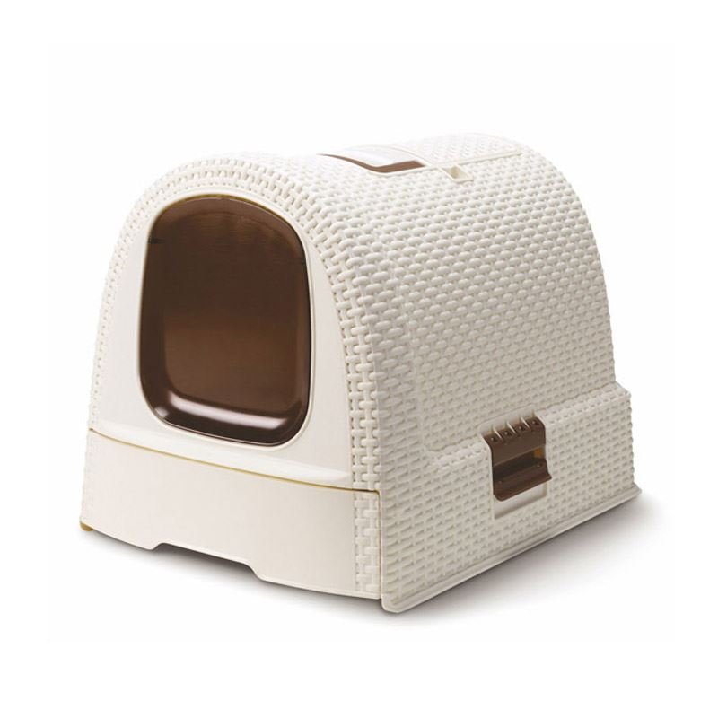 Kuweta dla kota Curver 198849 kremowy brązowy