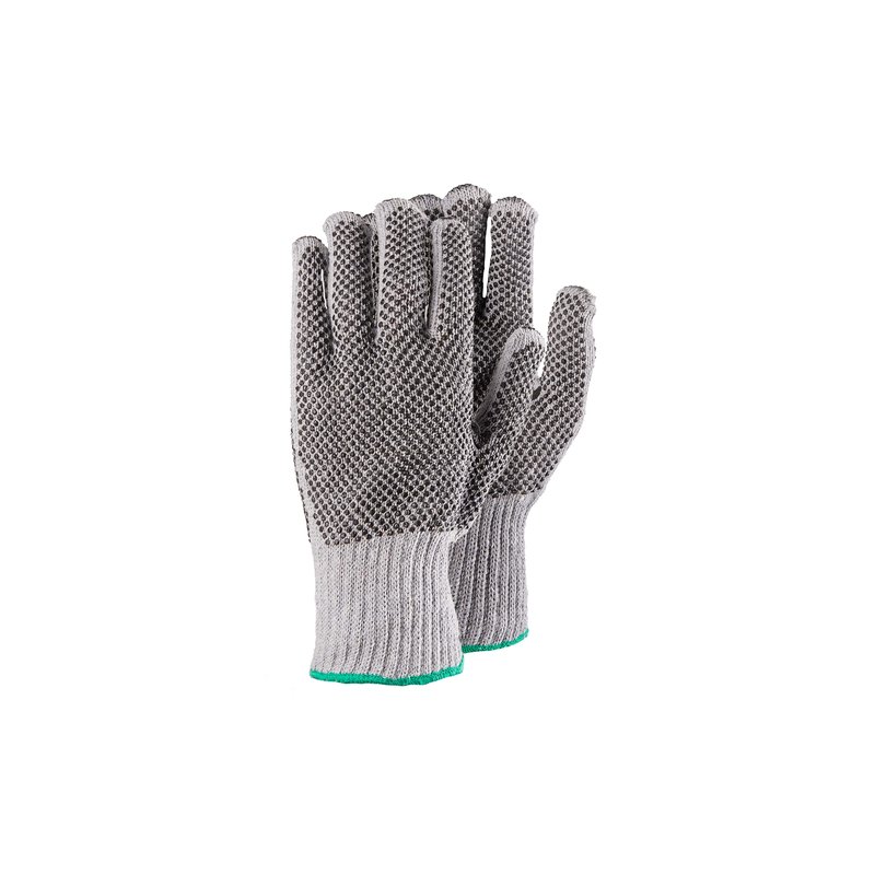 Rękawice Dziane RS Eco Gripper Kropkowane Rozm. 9 Szare  /RS-Schutz