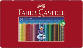 Kredki Grip 2001 36 Kol. Opakowanie Metal Faber-Castell