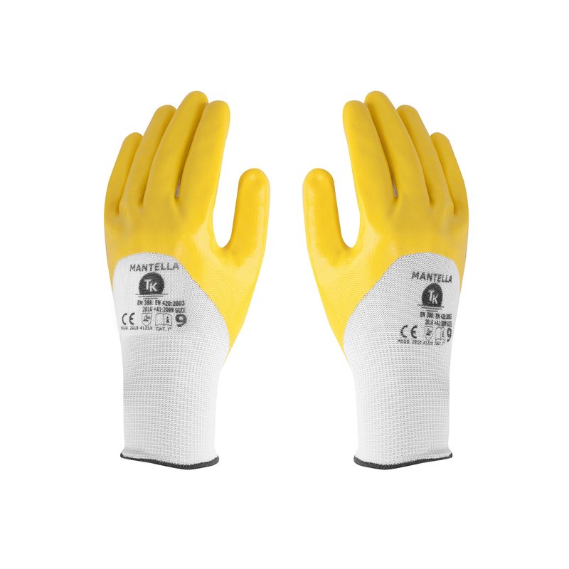 Rękawice TK Mantella Rozm. 9 Żółte   /TK GLOVES