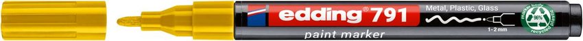 Marker olejowy e-791 EDDING PCR żółty