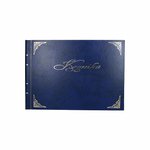 Kronika A3 Szyta Poziom Granat / Barbara