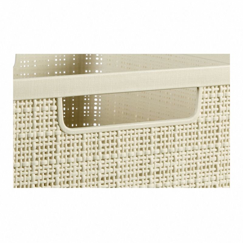 Koszyk kremowy M Curver model Jute 245371