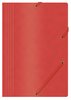 Teczka Z Gumką Office Products Preszpan A4 390Gsm 3-Skrz. Czerwona