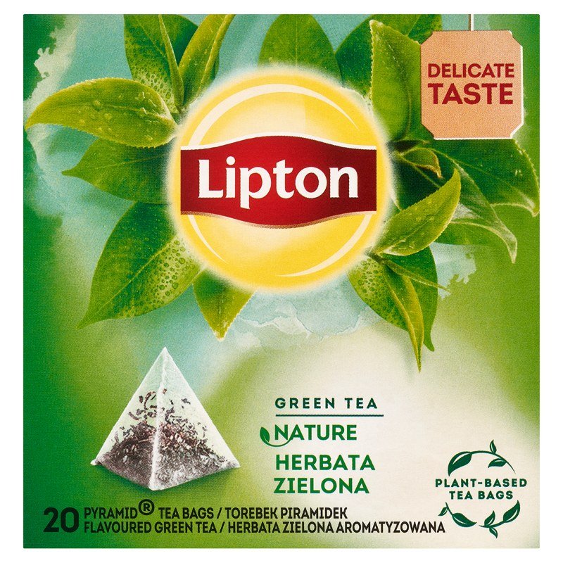 Herbata Lipton Green Nature Piramidki 20 Torebek Zielona