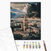 Malowanie po numerach BRUSHME 40x50 cm centrum Warszawy 1 szt., w pudełku