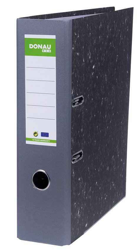 Segregator DONAU ECO A4/80mm grzbiet szary