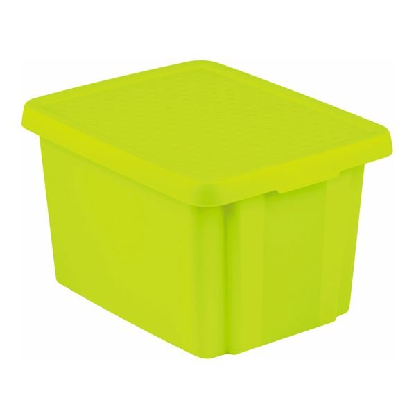 Curver Essentials zielony pojemnik z pokrywą 26L 225449