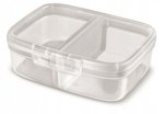 Pojemnik obiadowy z przegrodą Curver Snap Box 1.8L transparentny