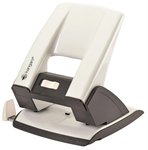 Dziurkacz Kangaro Aion-40 Dziurkuje Do 40 Kartek Metalowy Metaliczny Biały