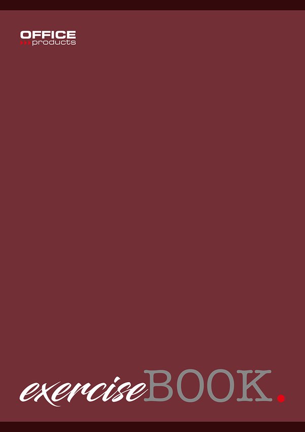 Zeszyt szkolny OFFICE PRODUCTS A5 w kratkę 96 kart., 60gsm mix kolorów