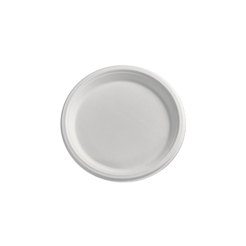 Talerz Papierowy z Trzciny Cukrowej Okrągły Śr.15,5cm A'50 /LoveNature