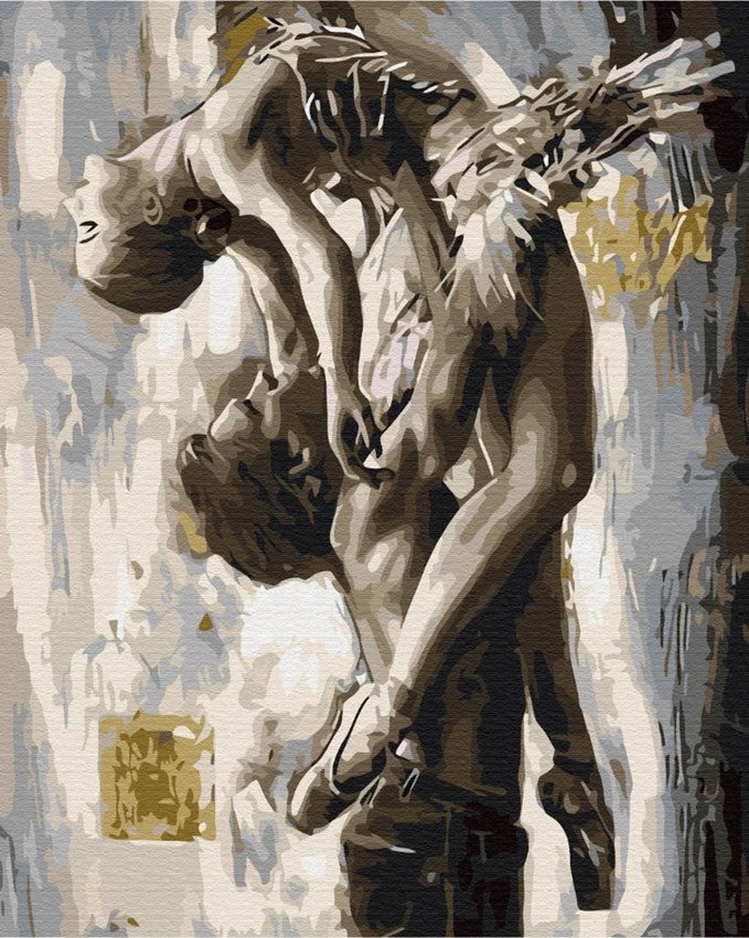 Malowanie po numerach BRUSHME 40x50 cm elegancki taniec 1 szt., w pudełku