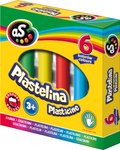Plastelina Szkolna 6 kolorów As /Astra