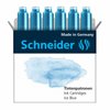 Naboje Do Piór Schneider 6 Szt. Błękitne