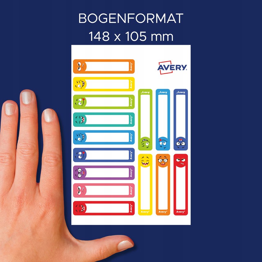 Naklejki na Przybory do Pisania A'30 RESMI30S /Avery