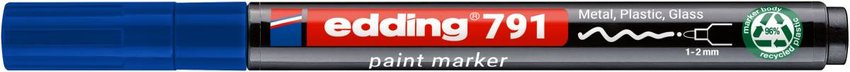Marker olejowy e-791 EDDING PCR niebieski