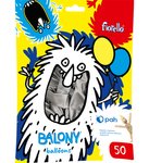 Balony Metalik 12 A'50 Srebrny /Fiorello