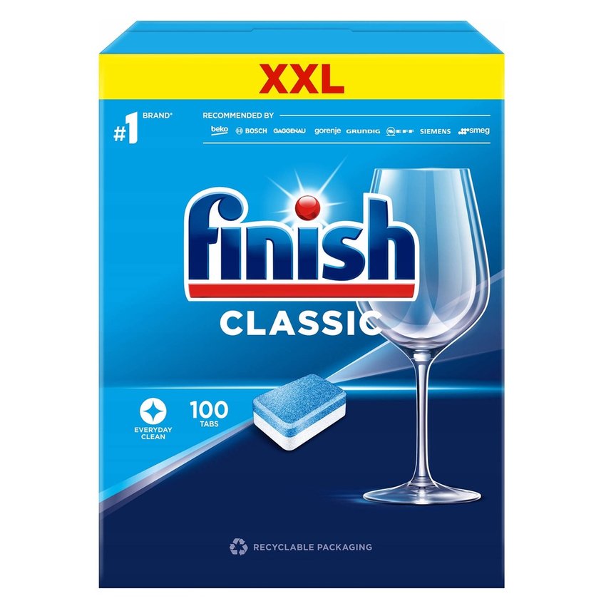 Tabletki do Zmywarki Classic Finish Regular 100sztuk