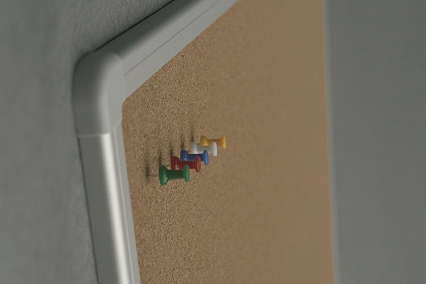 Tablica Korkowa 60x90 officeBoard Alu /2x3