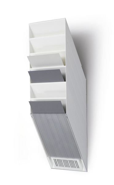 Pojemniki Na Dokumenty FlexiBoxx A4 Pionowe 6szt. Białe /Durable 1709760010