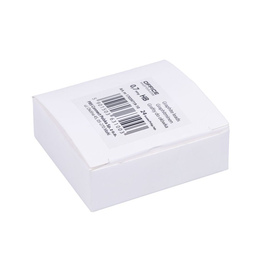 Grafit do ołówka automatycznego OFFICE PRODUCTS HB 07mm 12szt., pudełko