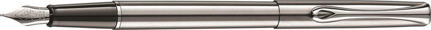 Pióro Wieczne Diplomat Traveller M Stalowe/Srebrne