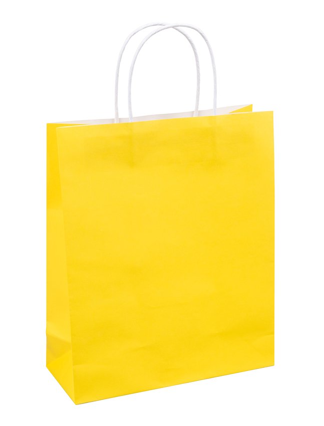 Torebka na prezenty DONAU HOME papierowa 25x30x10cm całoroczna jednolita mix kolorów