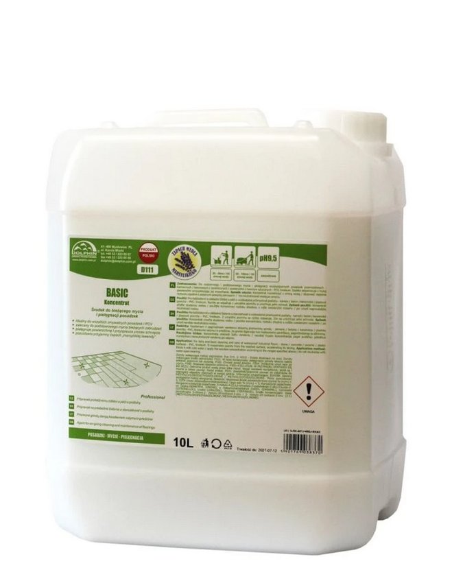 Dolphin Koncentrat Do Bieżącego Mycia i Pielęgnacji Posadzek Basic D111 10L