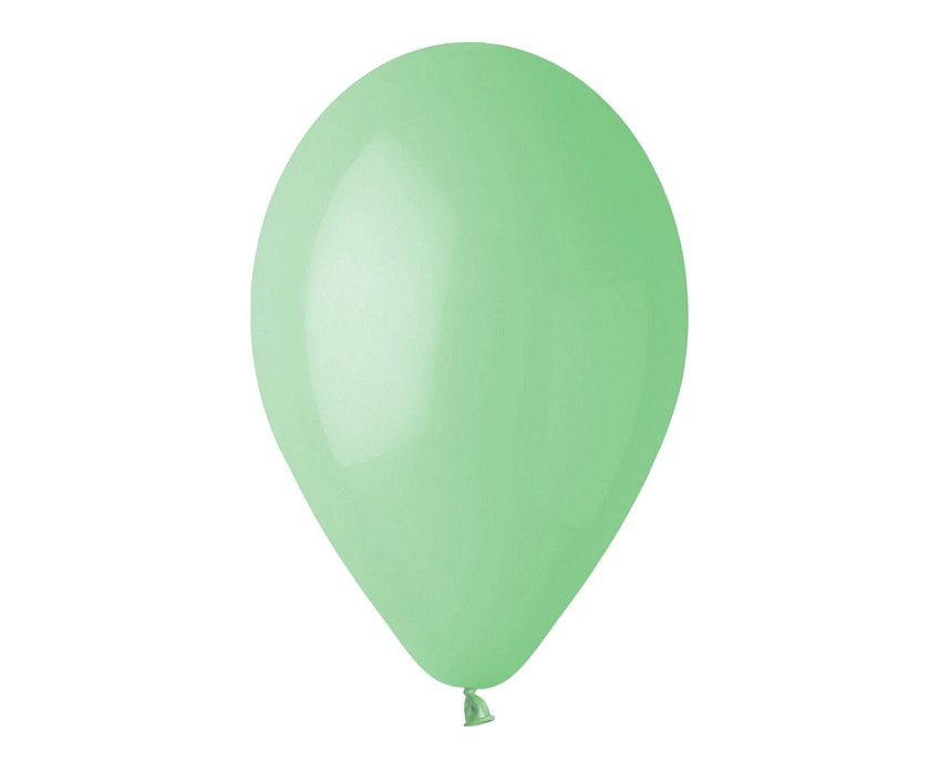 Balony G120 pastel 13" Zielone miętowe 77/ 50 szt. (macaron)