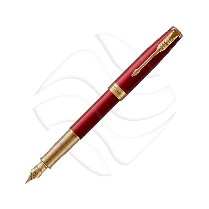 Parker Pióro Wieczne Sonnet Core Czerwony Lakier GT(18K) FP (F) [1931478]