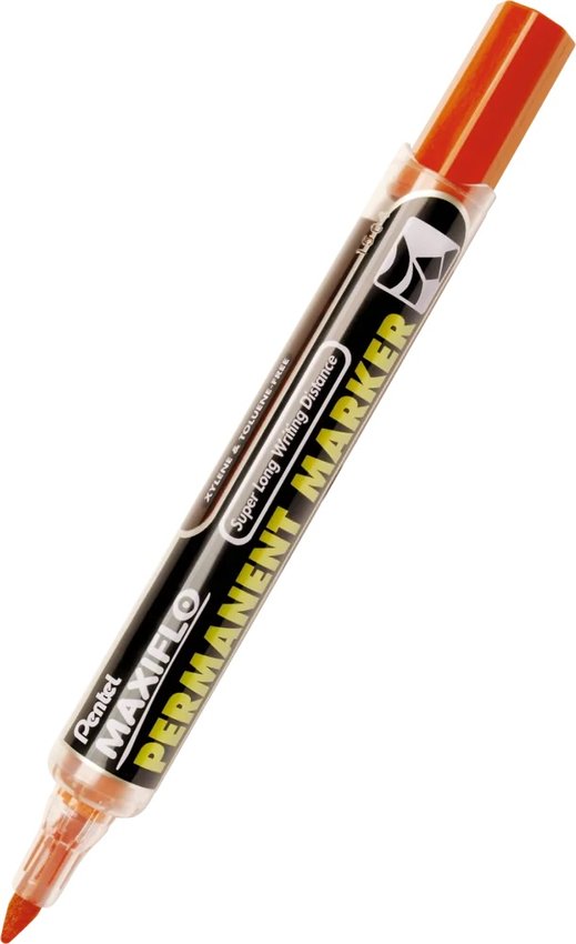 Marker Wodoodporny Pentel NLF50 Okrągły Czerwony