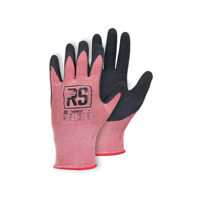 Rękawice Dziane RS Herbst Rozm. 10 Czerwone  /RS-Schutz