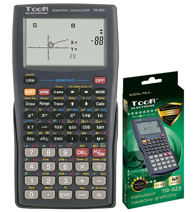 Kalkulator TOOR TR-523 graficzny naukowy