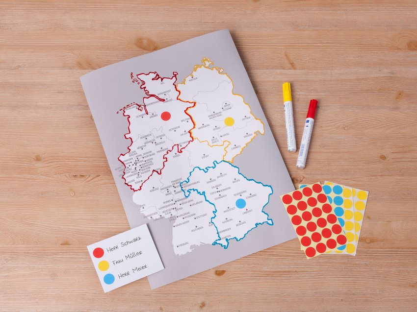 Kółka do Zaznaczania Avery śr. 8mm Niebieskie 416/A4 No.3011