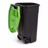 Curver 214125 pojemnik do segregacji 110L czarny zielony