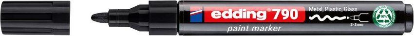 Marker olejowy e-790 EDDING PCR czarny