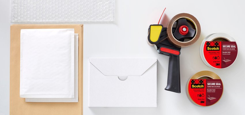 Taśma pakowa SCOTCH Secure Seal 50mm 66m 6 szt., transparentna
