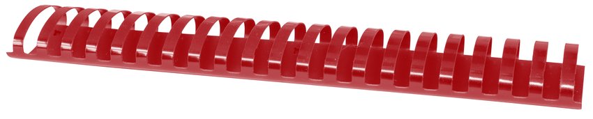 Grzbiety do bindowania OFFICE PRODUCTS A4 51mm (510 kartek), 50 szt., czerwone
