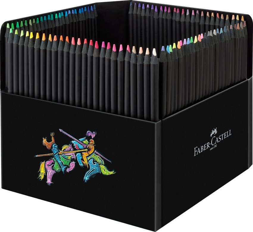 Kredki Trójkątne Black Edition 100 Kol. Faber-Castell
