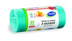 Worki Na Śmieci HD-LD 35L A'30 z Uszami Wytrzymałe Niebieskie /Stella