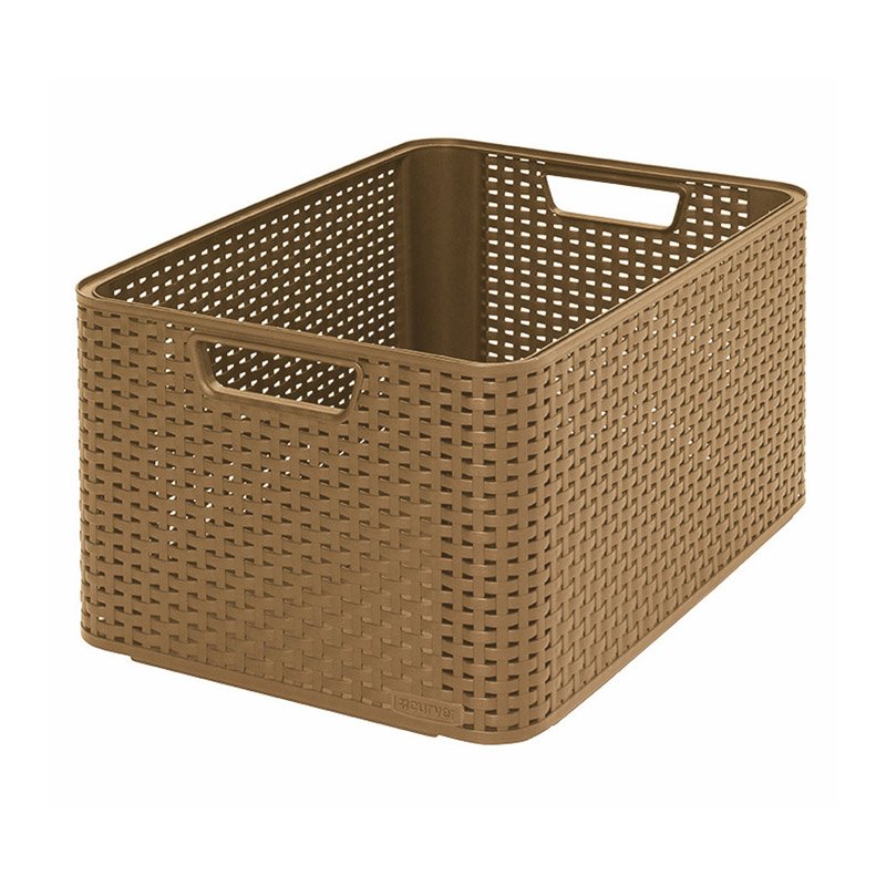 Koszyk Curver Style rozmiar L brąz 208615